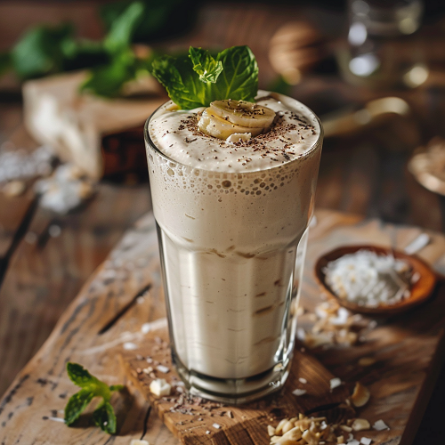 Soursop Banana Coconut Milk Smoothie