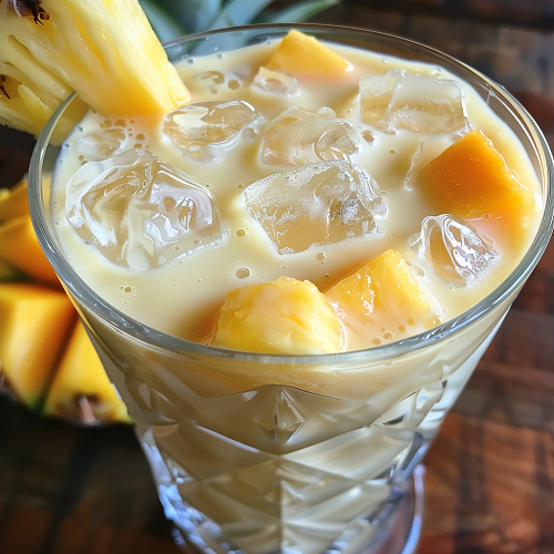 Soursop Mango Pineapple Smoothie