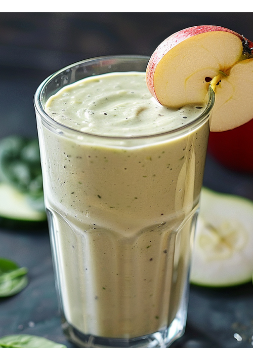 Soursop Spinach Apple Cucumber Smoothie