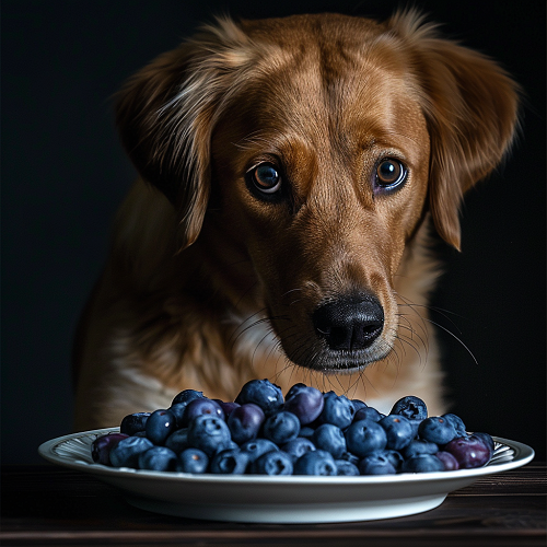 what happens if a dog eats blueberries